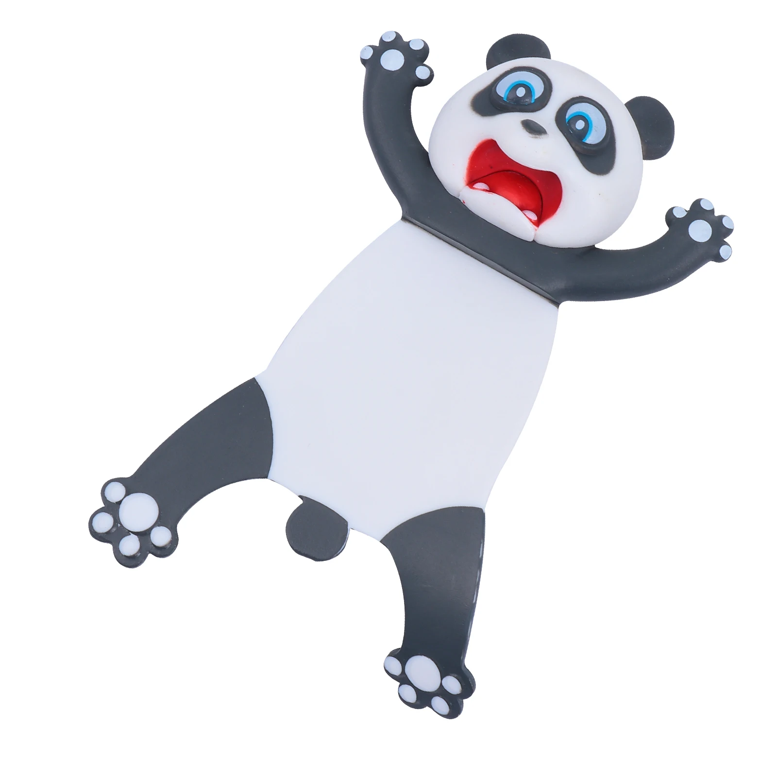 3D закладка с пандой, 3D стерео мультяшные студенческие закладки, забавные канцелярские принадлежности для