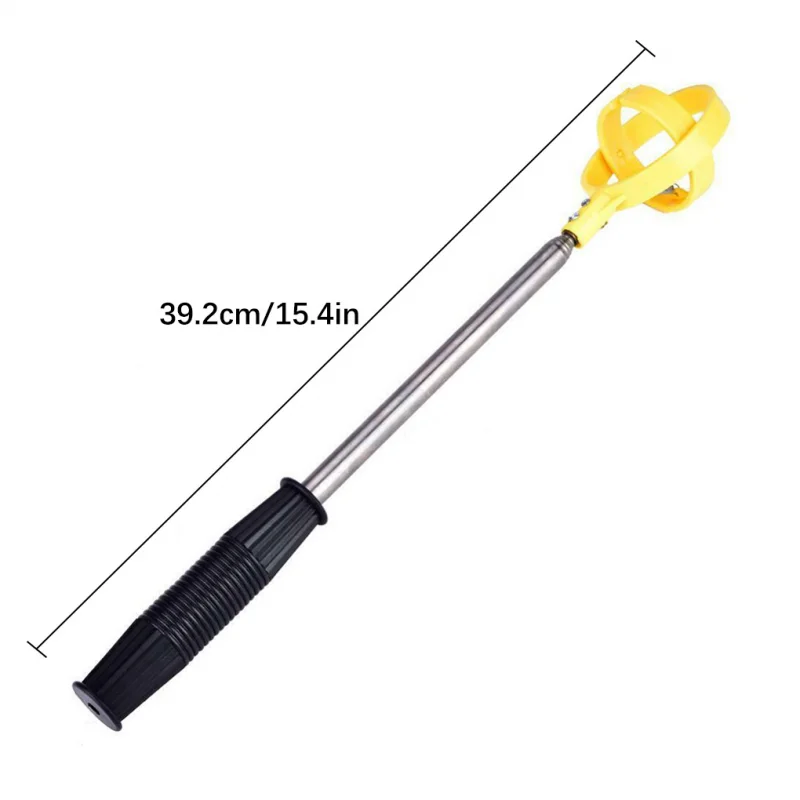 Golf Ball Pick Up Tools Telescopic Golf Ball Retriever Retracted Golf Pick Up Automatic Locking Scoop Picker Golf Ball Catcher