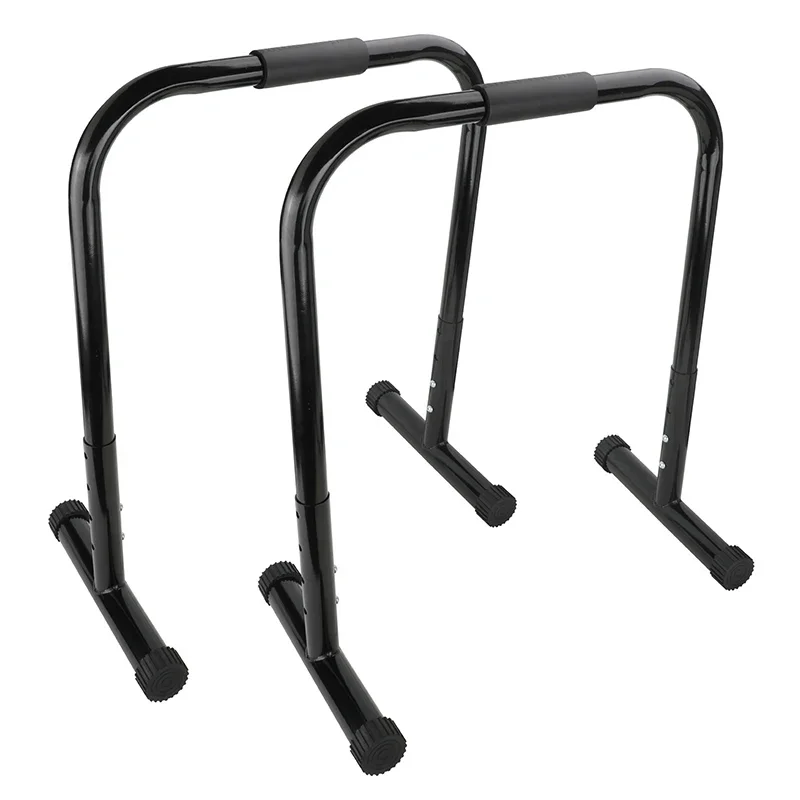 

Professional Indoor Fitness Equalizer Dip Stands Station Parallettes Bar Portable Gymnastics Parallel Bars