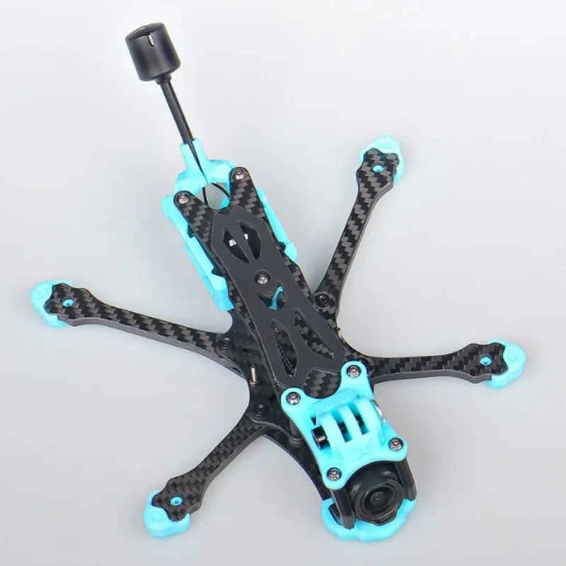 Foxeer Mega 3.5 "166mm/4" 192mm DC frame T700 Carbon with silky coating for O3.- Analog/Vista/HDZero/Walk snake