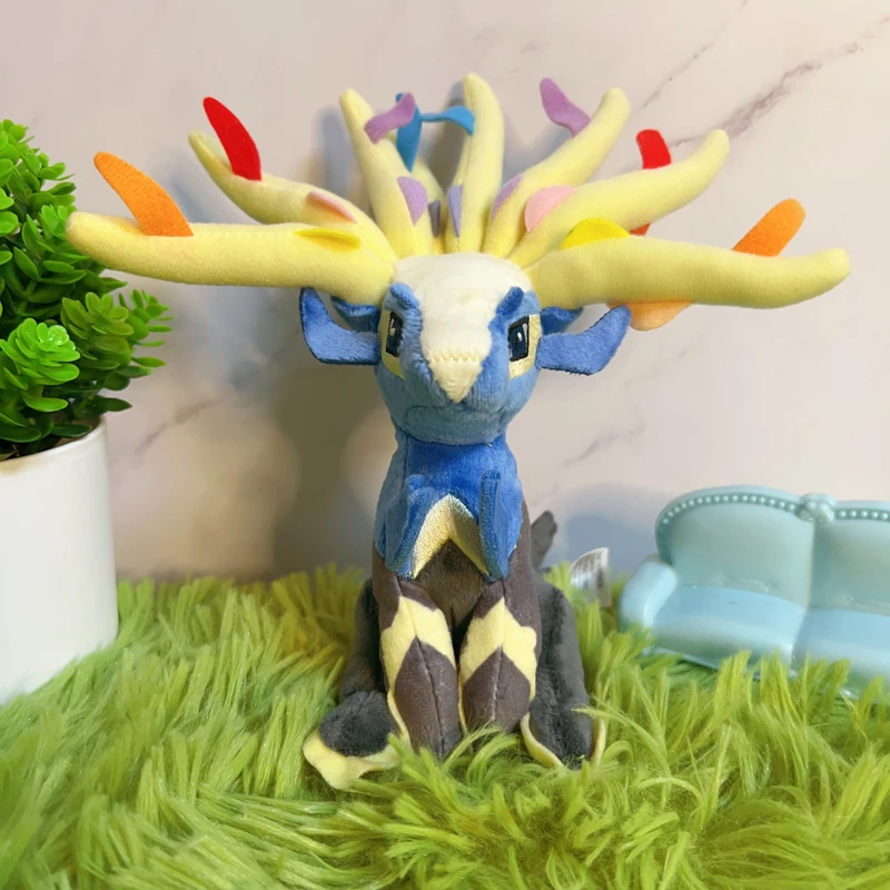 

Japanese Pokemon Fit Xerneas Plush Toy Children Cute Soft Gifts And Birthday Christmas Gifts