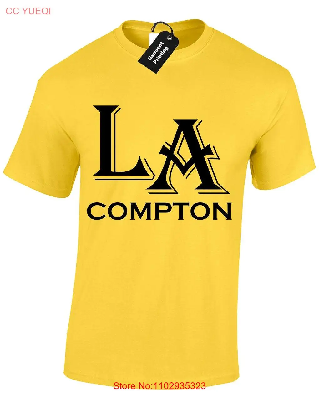 Мужская футболка Los Angeles la Compton, детский рэп-дизайн в стиле хип-хоп, топ s 5xl, забавная идея подарка, шутка, папа, мужа, бойфренда, новинка Мужская футболка Los Angeles la Compton, детский рэп-дизайн в стиле хип-хоп, топ s 5xl, забавная идея подарка, шутка, папа, мужа, бойфренда, новинка