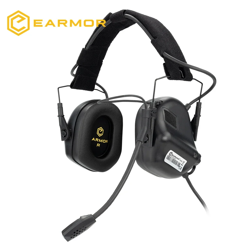 EARMOR Helmet Headphones M32 SE Shooting Earmuffs with M16A Helmet Adapter, Compatible with FAST Helmets Wendy M-LOK ARC Helmets image 3