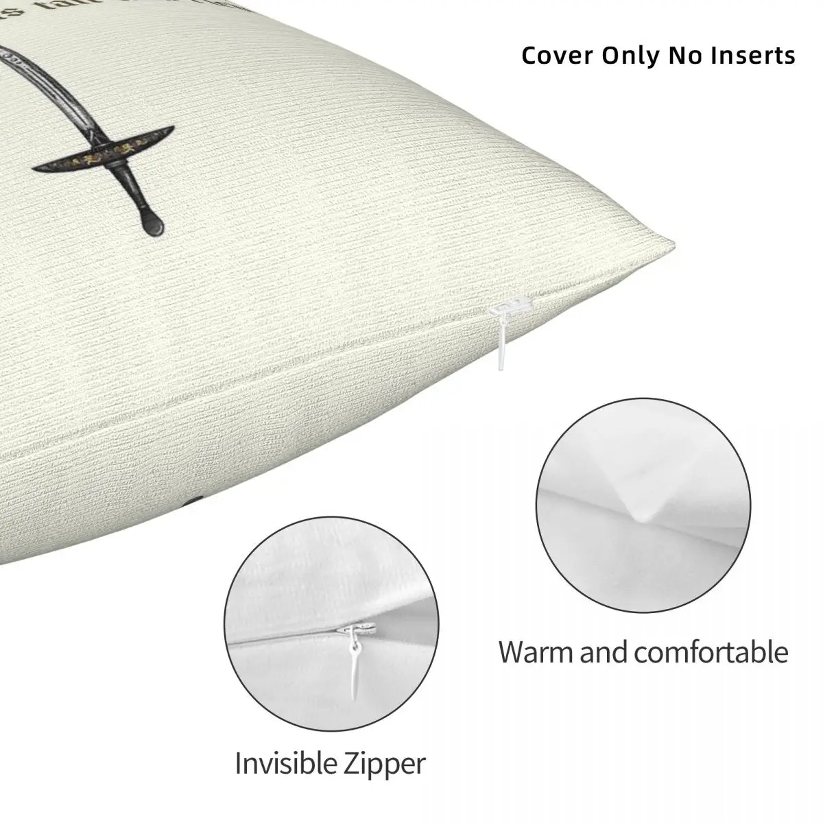 غطاء وسادة مربع من Monty Python Brave Sir Robin مصنوع من البوليستر والكتان المخملي الإبداعي بسحاب غطاء وسادة منزلي مزخرف