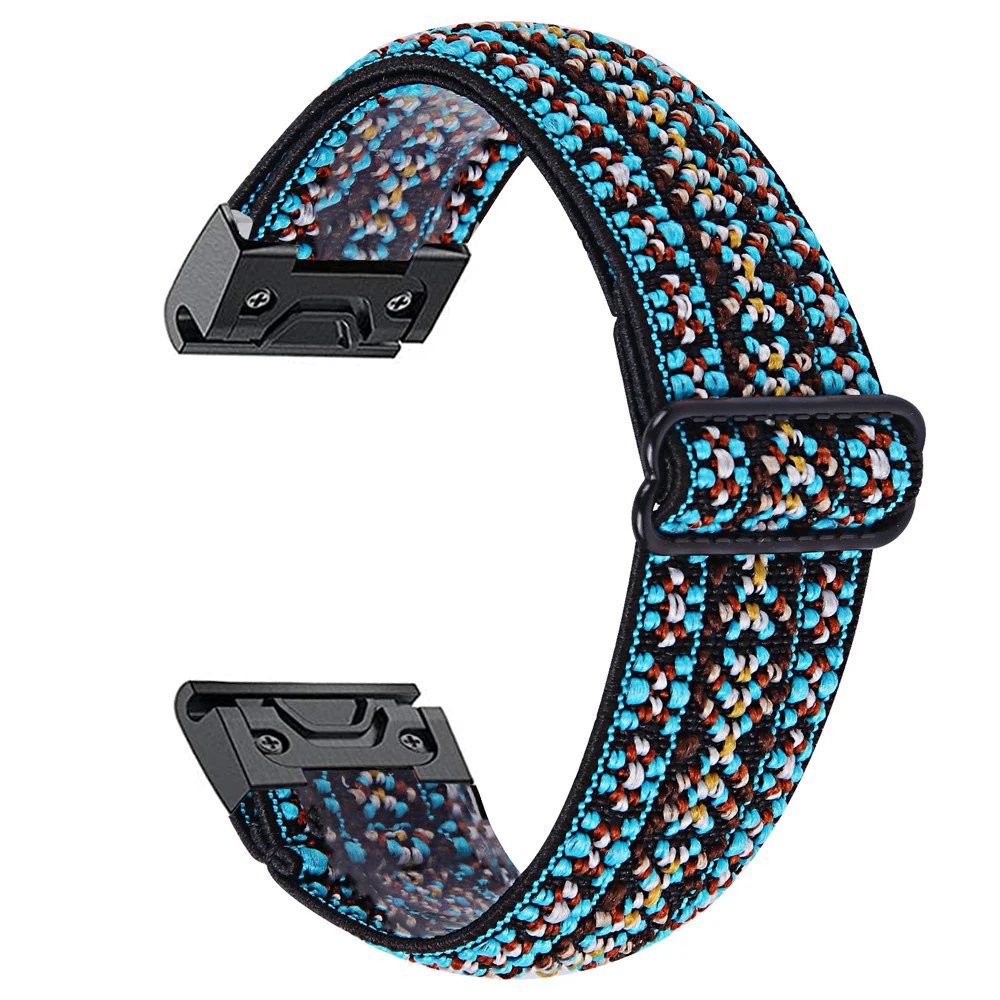 Essidi 20 مللي متر جديد مطاطا مزين الفرقة للغارمين فينيكس 7s 6s برو 5s زائد الرياضة النايلون سوار ساعة حزام حلقة للغارمين فينيكس