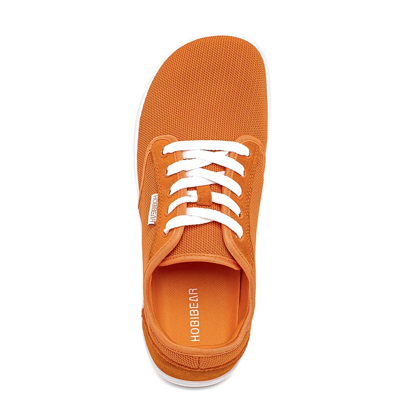 أحذية HOBIBEAR الحد الأدنى حافي القدمين للجنسين بمقدمة واسعة بدون قطرة للمشي أحذية رياضية شبكية خفيفة الوزن قابلة للتنفس