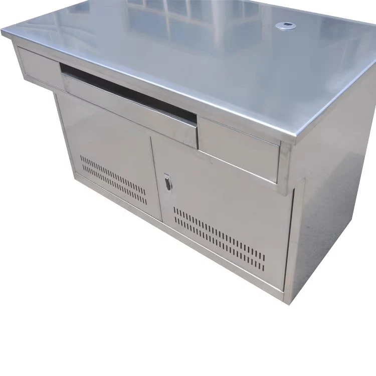 Free combination single bar operation value long monitoring table with keyboard drawer