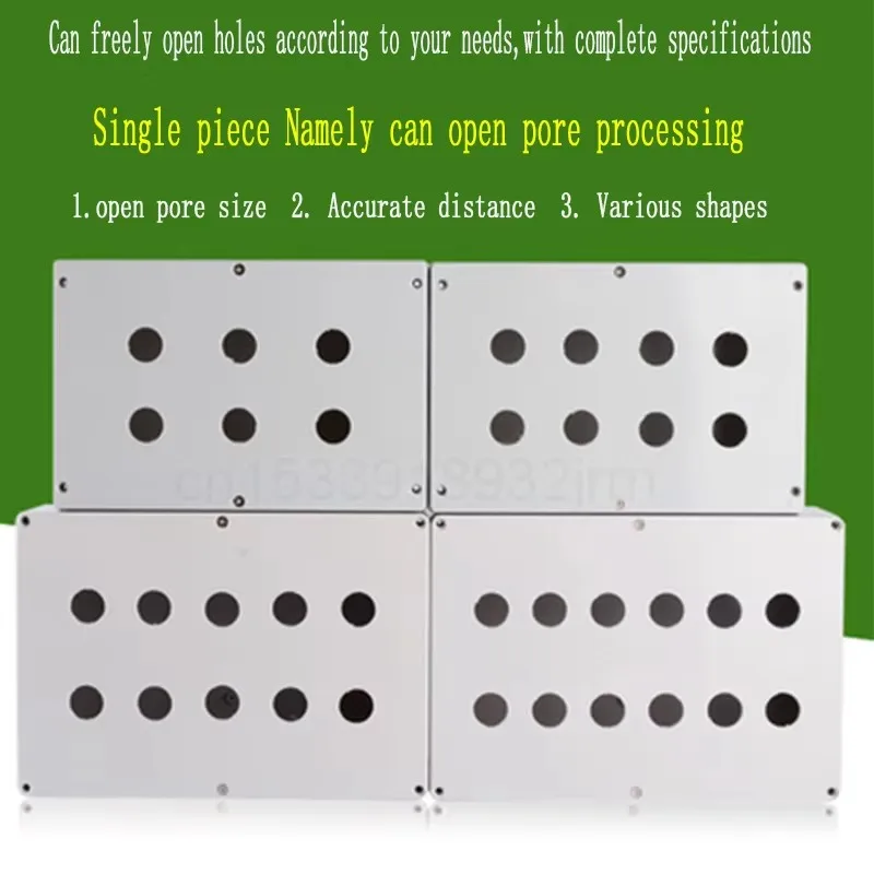

1Pcs Button Box Fole 8 Wole 10 Hole Waterproof Box Plastic Case Button Switch Control Box 22mm Power Box