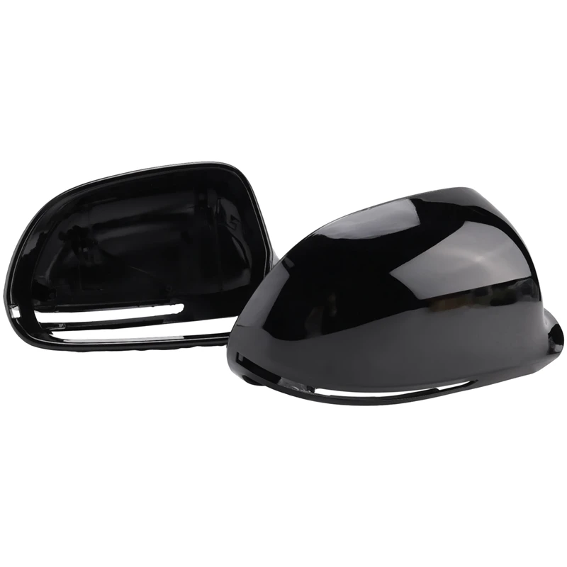 

2X запеченная черная крышка зеркала заднего вида для A4 S4 A5 S5 A6 S6 A8 S8 Q3 SQ3 A3, детали модификации зеркала заднего вида