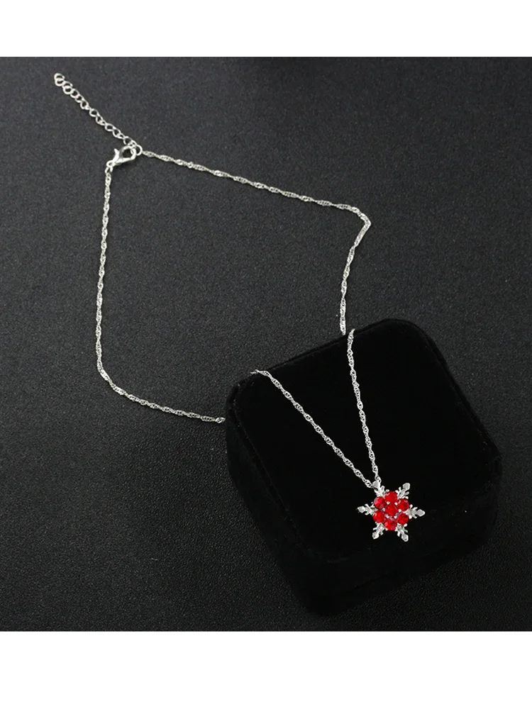 New Colorful Pendant Necklace for Women Fashion Minimalist Chains Party Bridal Gift