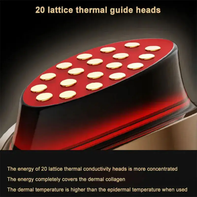 Red Light Collagen Regeneration Anti-Aging RF Anti-Wrinkle Beauty Device EMS Microcurrent Face Lifting Skin Tightening Massager