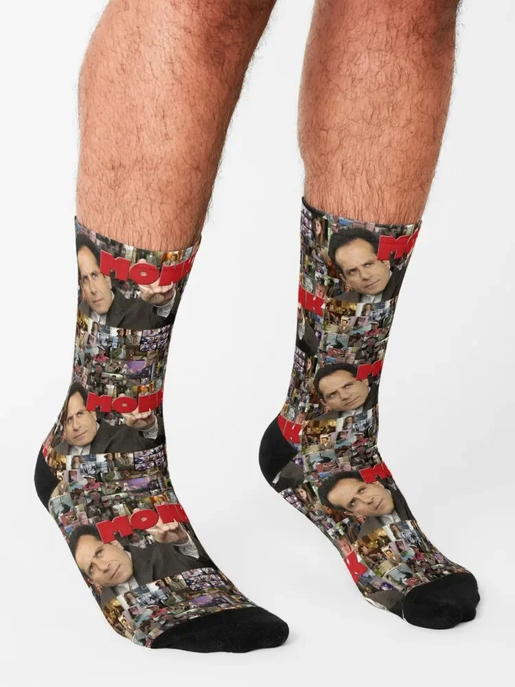 Adrian Monk Collage Socks funny gifts compression Men's Socks Luxury Women's