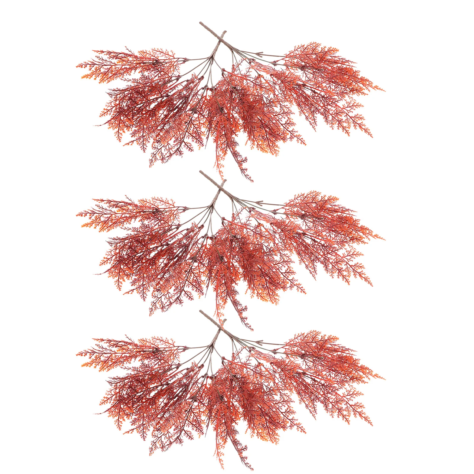 

6Pcs Fake Branches Artificial Leaf Decor Lifelike Faux Fern Plants for Room Decoration Party Floral Arrangement