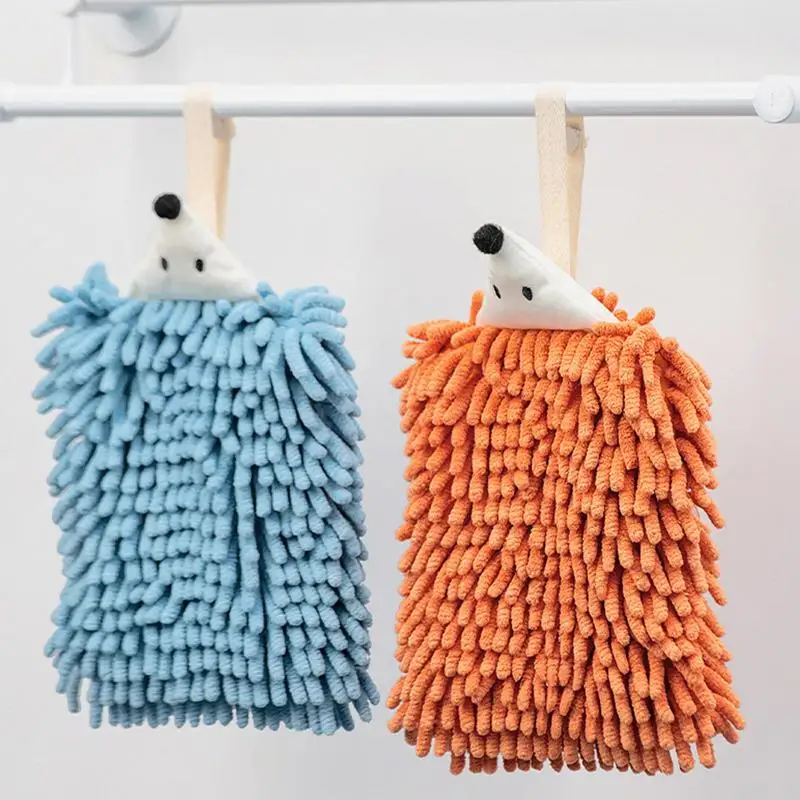 Quick Dry Soft Microfiber Towels Kitchen Hand Towels Bathroom Hand Towel Ball With Hanging Loops Hand Wipes Kitchen Bathroom