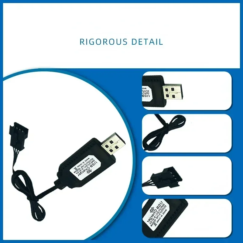 High Quality 7.4V SM-4P USB Battery Cable Charger 18650 26650 21700 Lithium Battery Smart Intelligent IC Protect Battery Charger