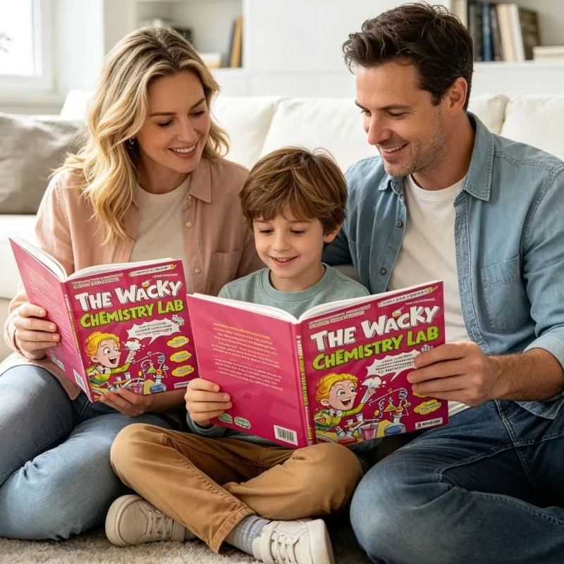 The Wacky Chemistry Lab Kids Comic Book, Educational Science Chemistry Book for Children Age7-12