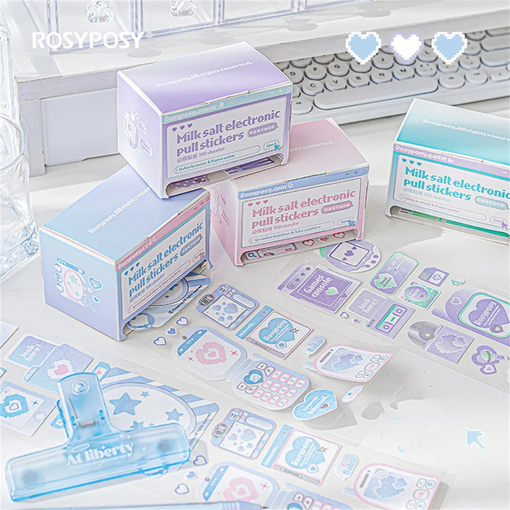 Hollow Stickers Ins Style Border Hot Silver Convenient And Durable High Quality Draw And Use Notebook Sticker 3 Patterns