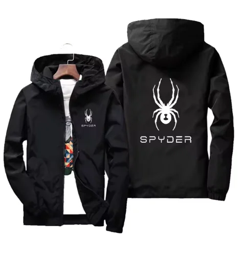 New Men's casual jacket Outdoor Cycling Windproof jacket Running Camping Breathable Hooded Reflective Sun Protective Clothing