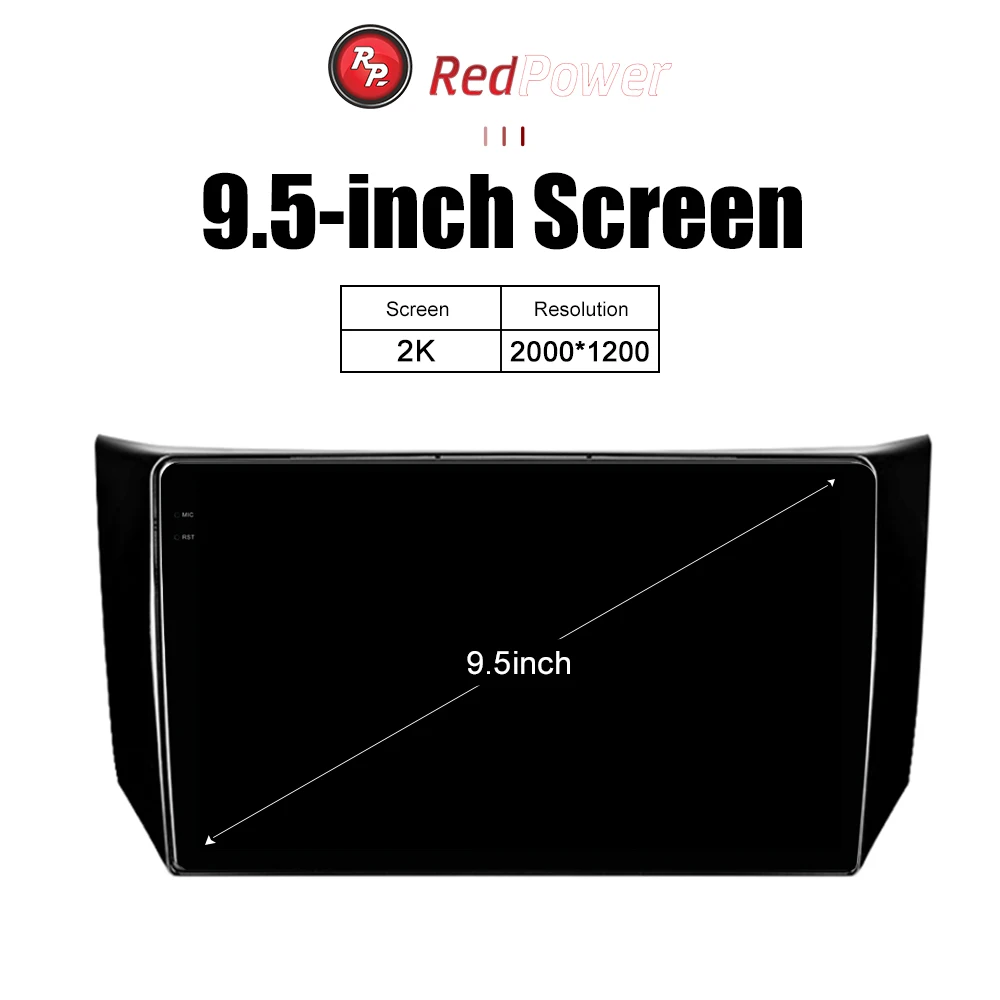 2K redpower HiFi car radio for Nissan Sentra 2012-2016 9.5inch Car DVD Radio Android screen DSP