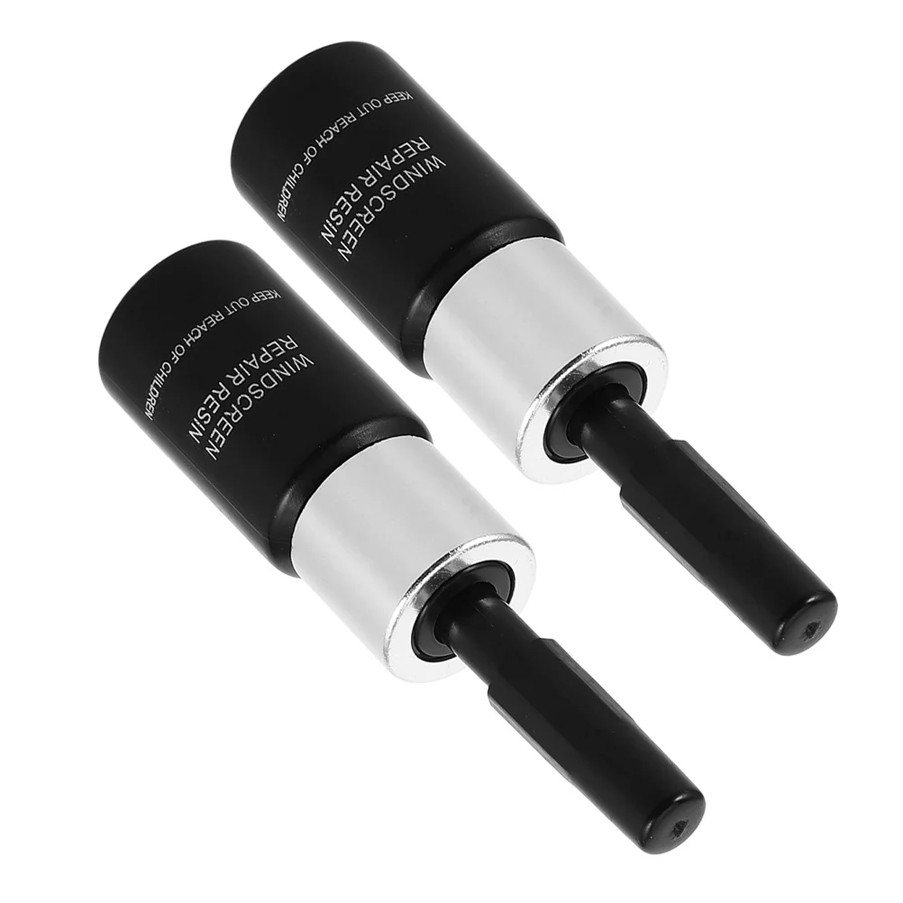 2개입 자동차 앞유리 균열 수리액 투명 유리 수리 키트 간편 적용 재사용 가능 스크래치 제거제 균열 앞유리 수리