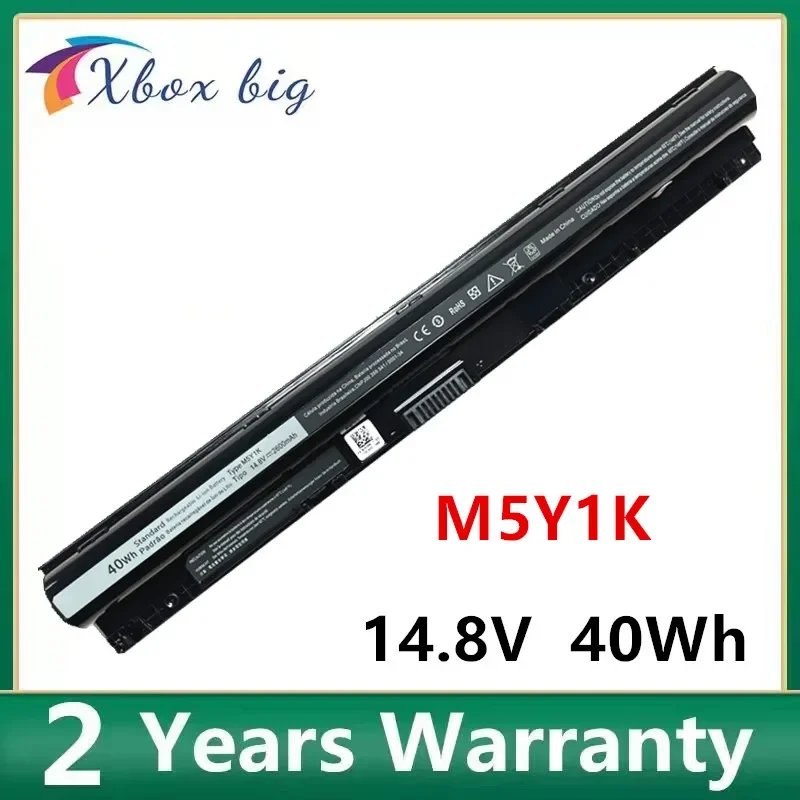 M5Y1K Laptop Battery For DELL  5455 5558 3560 3570 3560 15 3000 5759 GXVJ3 3458 3459 15-3568 3578 40WH 3567 3562 3462 3467 3476