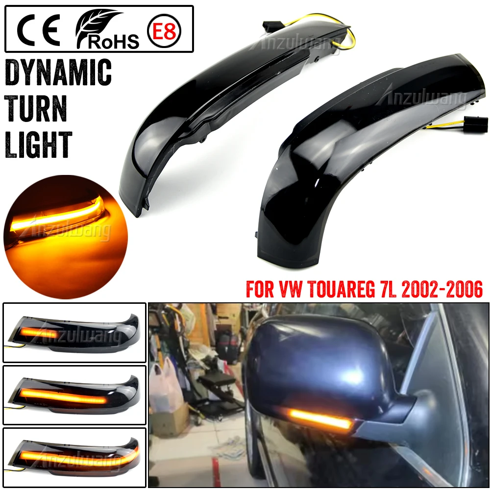 

Динамические фонари поворотников для Volkswagen VW Touareg I MK1 7L 2002 2003 2004 2005 2006