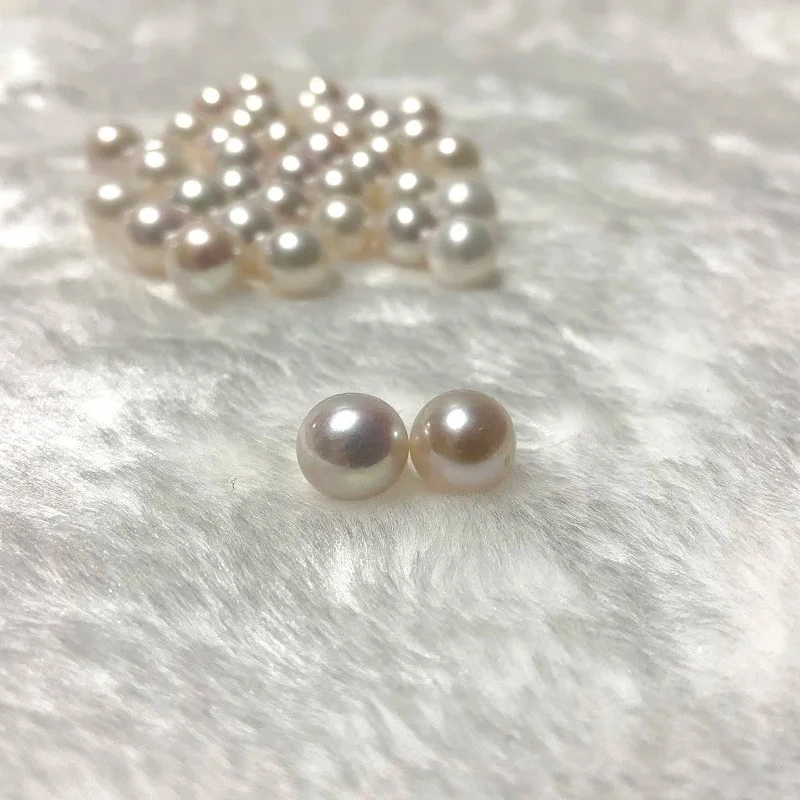 Natural Pearls 10-11mm Loose Pearl for Women White Pearl Fine Girl's Casual Jewelry Mkaing Pendant Earring