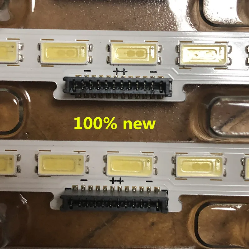 2 PCS/Lot 100% New LED backlight strip for 46inch TV samsung 2013SLS46 7030NNB CHA 2D 60 REV1.0 1pcs=60led 573MM