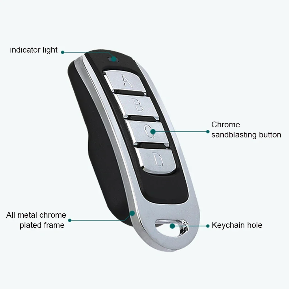 315MHz/433MHz Copy Remote Control Automatic Garage Door Duplicator Key RF Chip Clone Remote for Electric Gates Motor Controls