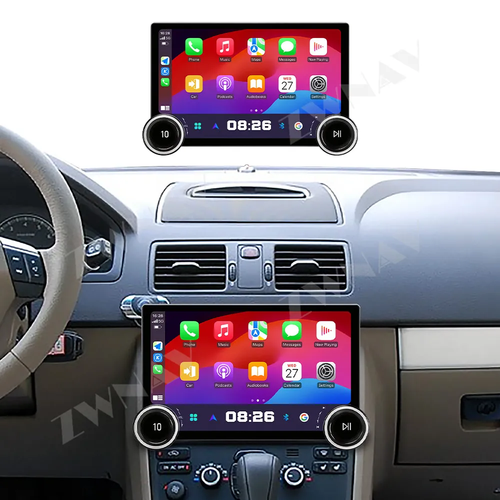 Pantalla Táctil HD de 11.5 Pulgadas con Android 15 para Volvo XC90 2002-2014, Reproductor Multimedia, Estéreo, GPS, Navegación, Radio para Auto, Unidad de Calefacción