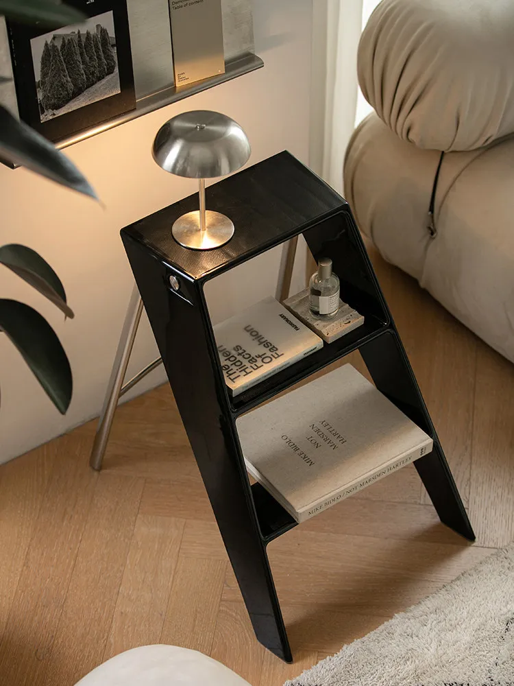 YFY Nordic ladder frame, a few corners on the sofa side, household folding multi-functional three-step herringbone ladder
