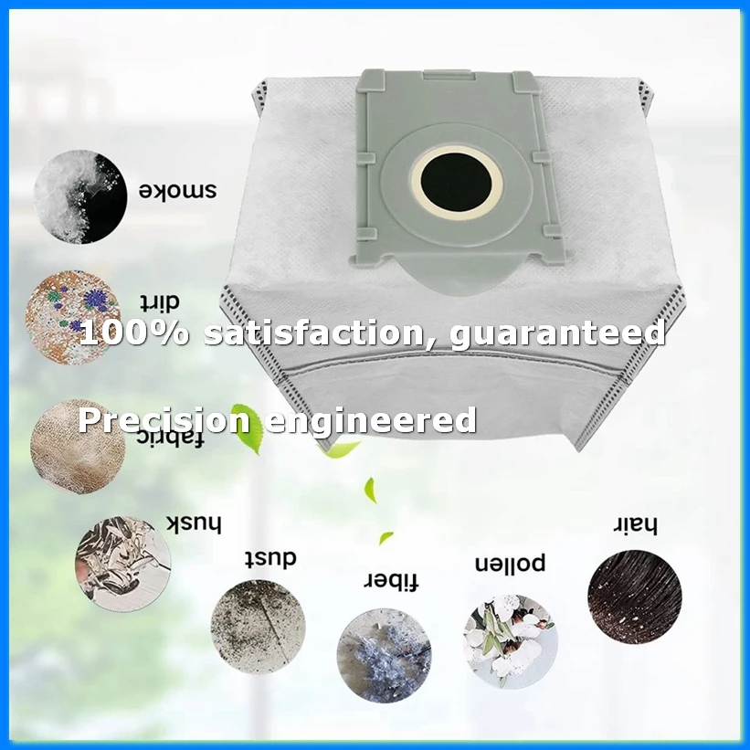 

For T50 Pro Robot Vacuum Cleaner Parts Dust Bag Dust Bin Garbage Bag Vacuum Bag Accessories 10PCS-A49I