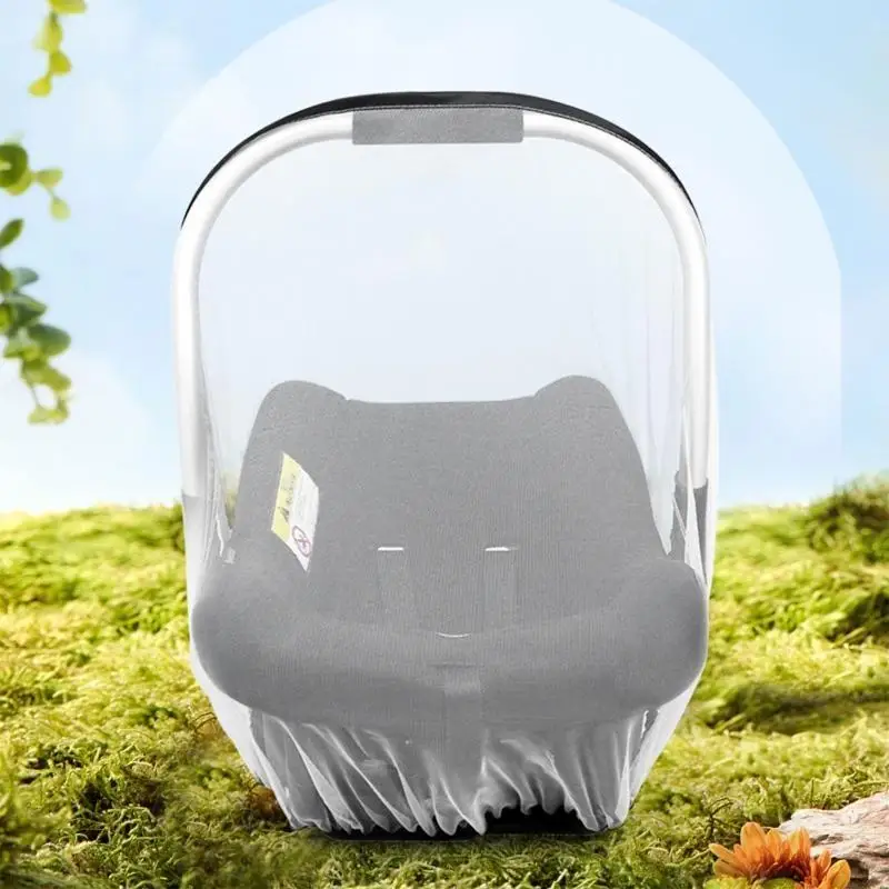 N84E شبكة حشرات واقية متينة لعربة الأطفال التي تجرها الدواب مع بوليمر قابل للتنفس