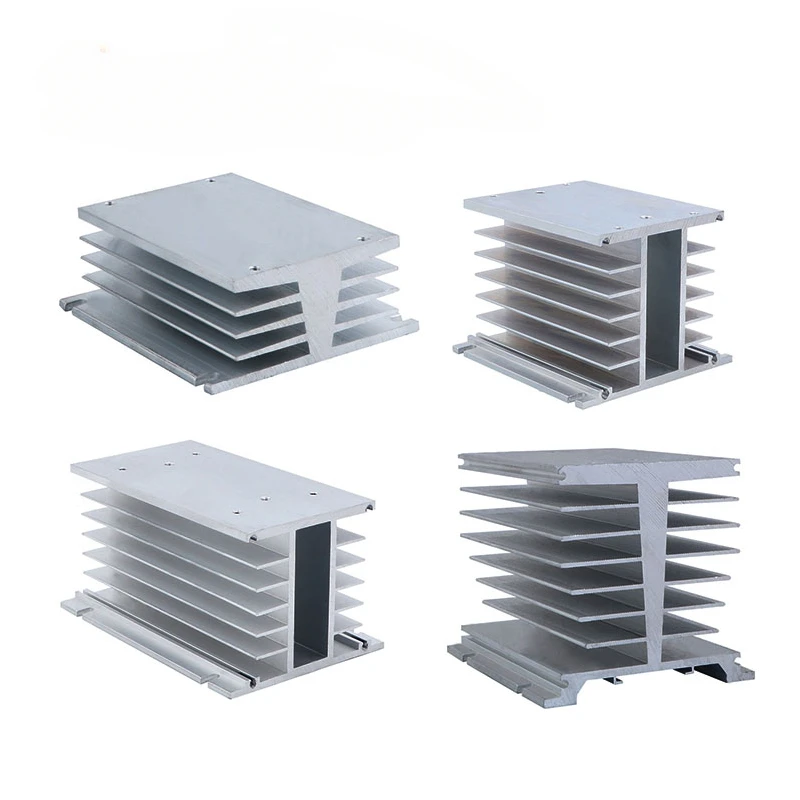 Reliable CG Radiator for Three Phase Solid State Relay with 100A Aluminum Heat Sink and 12VDC Fan