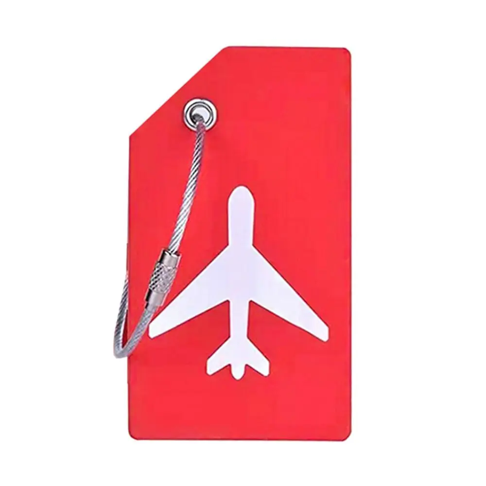 New Silicone Luggage Tag Soft 6Colors Baggage Name Label Boarding Pass Women