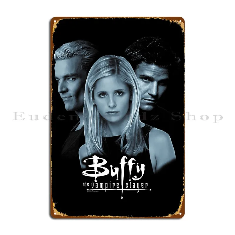 Spikes And Angels Metal Signs Wall Cave Create Garage Home Club buffy Tin Sign Poster