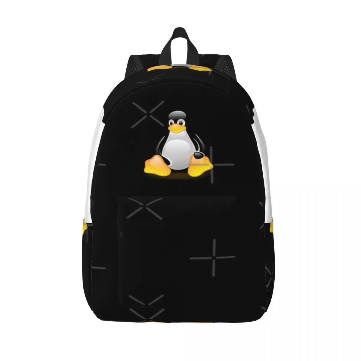 Tux Linux Penguin Simple and stylish backpack Canvas backpack Travel backpack