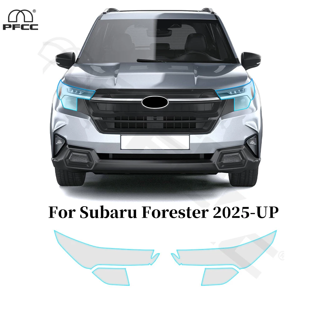 

For Subaru Forester 2025-UP Headlight Rearview TPU Paint Protection Film Pre-cut PPF Clear Bra Anti-scratch Resistant Invisible