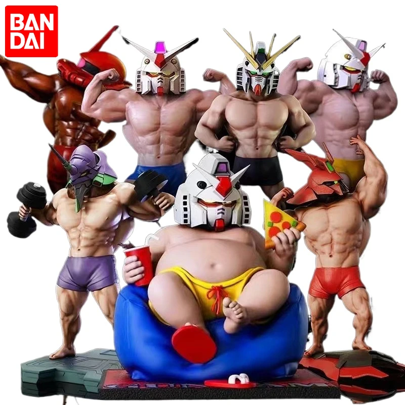 Gundam Figure Model Ornament Big Muscle Tyrant Zagu First Machine Muscle Fat Boy Ancestor Fat House Series Doll Creative Gift