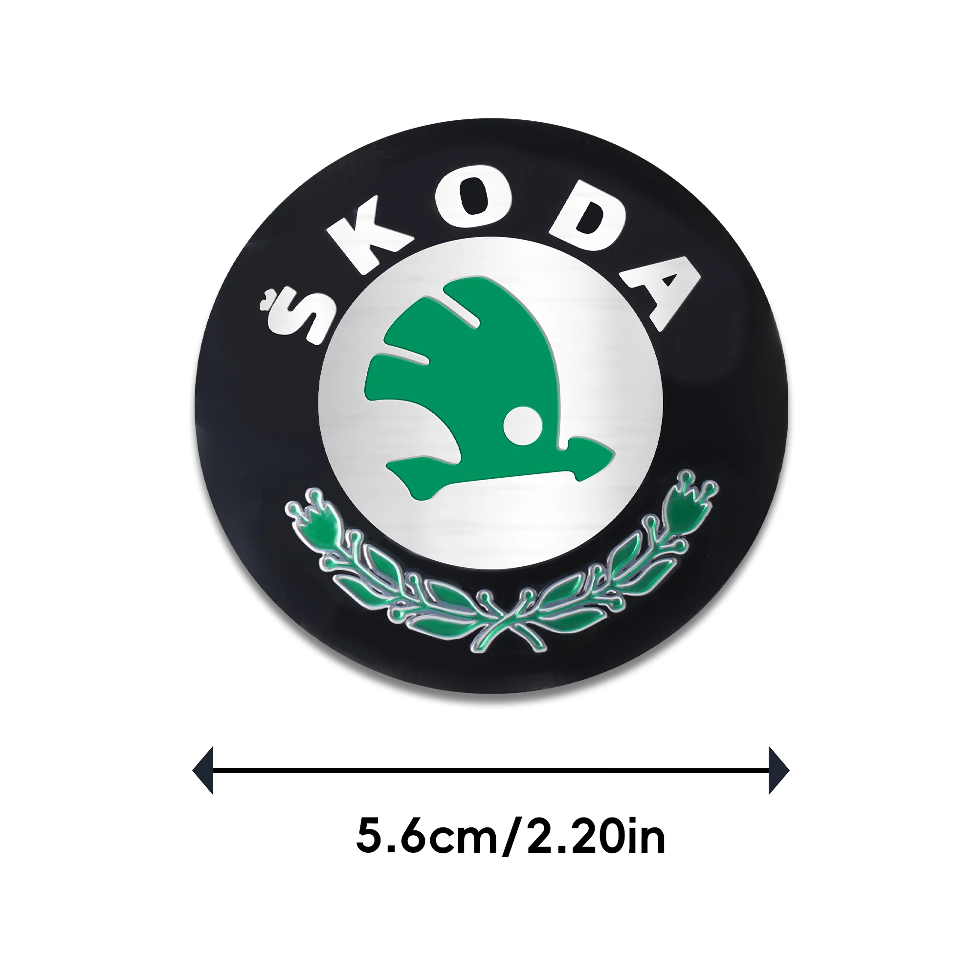 56/65mm Car Wheel Center Retrofit Sticker Hub Cap Accessories For Skoda Rapid Octavia S Kodiaq karoq Fabia Superb Scala Kamiq