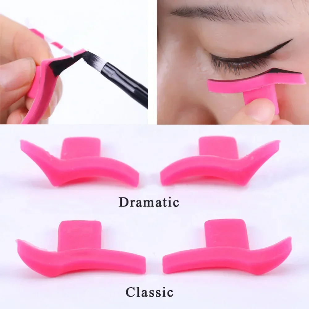 Silicone Multifunctional Eye Makeup Helper Eyeliner Makeup Eye Cosmetic Adjustable Tool Makeup Angle Eye Aid Tool Eyelash Beauty