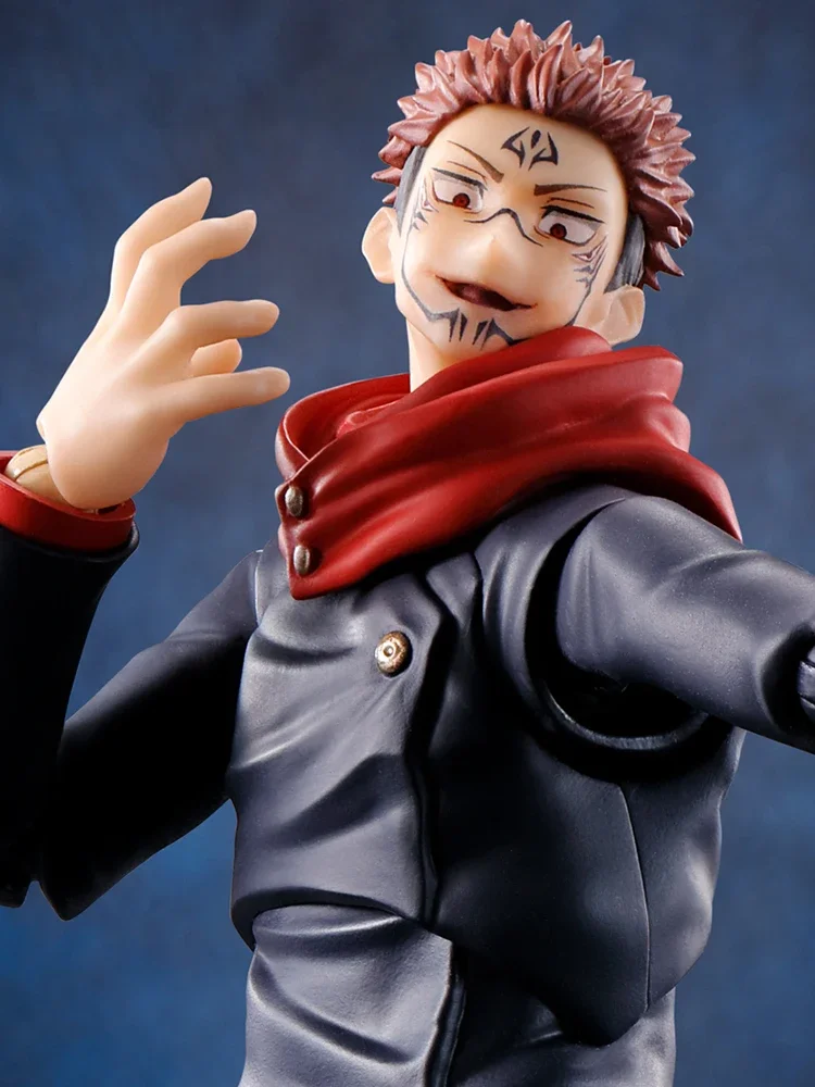 Bandai-Jujutsukaisen YUJI ITADORI Anime figura modelo, T SHF PVC brinquedo, boneca de coleção figura de ação, original e genuíno, em estoque