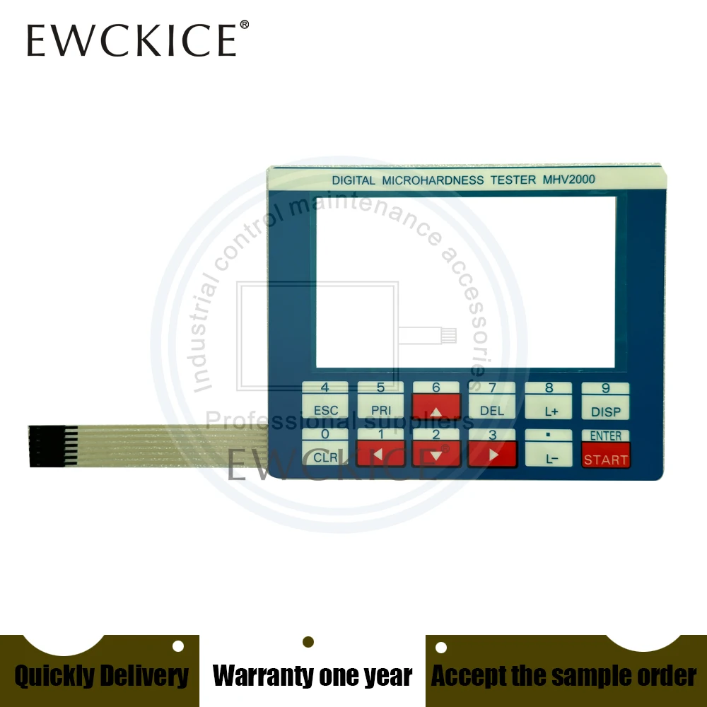 NEW DIGITAL MICROHARDNESS TESTER MHV2000 HMI PLC Membrane Switch keypad keyboard