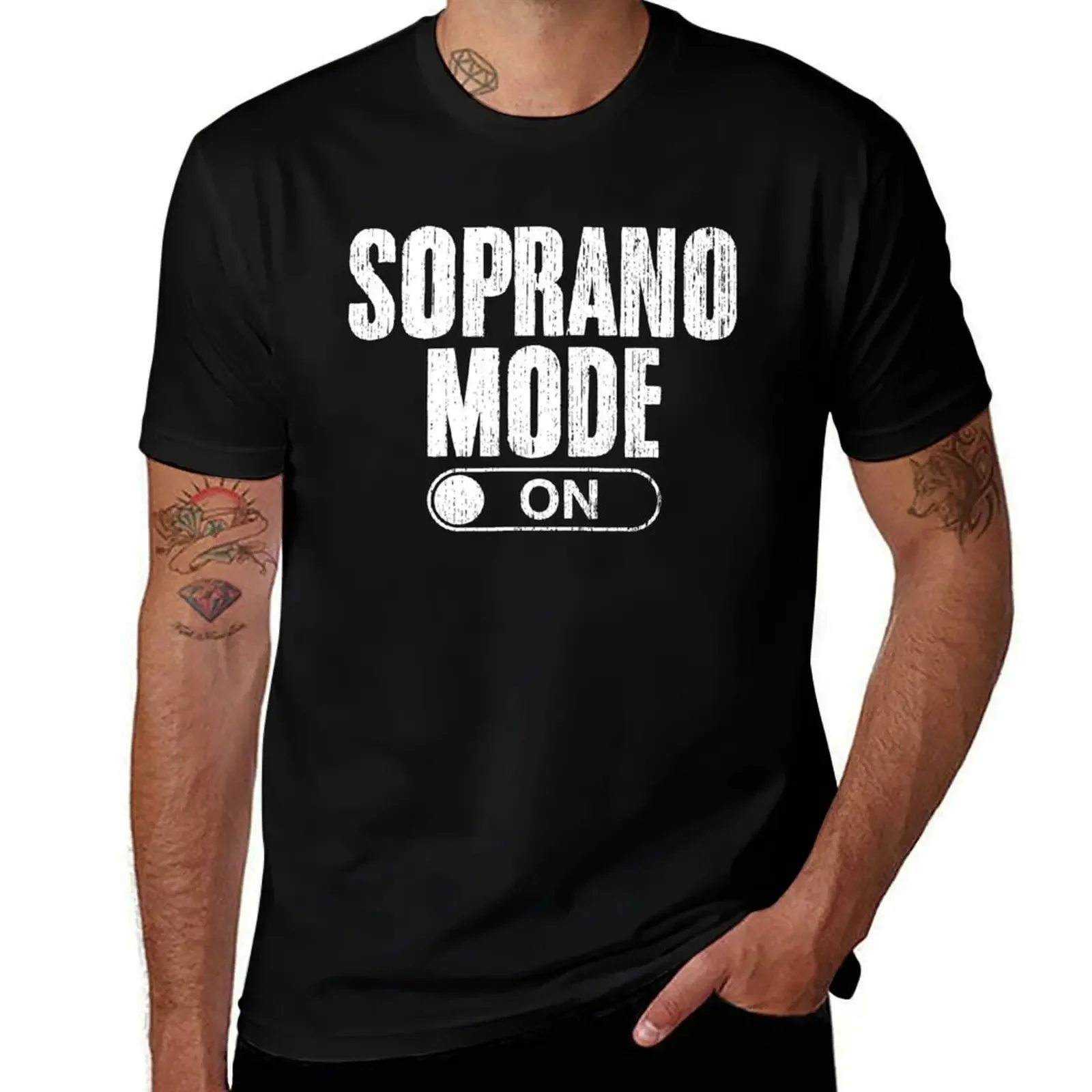 

Soprano Mode On Singing Funny Choir Singing For Choir Singer T-Shirt graphic t shirts Blouse mens white t shirts