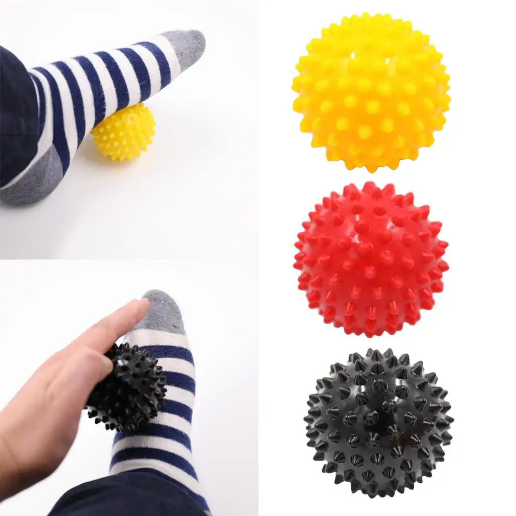 

Spiky Ball Massage Triggerpunkt Handfütüt Exercise Pain Stress Dimination Tool