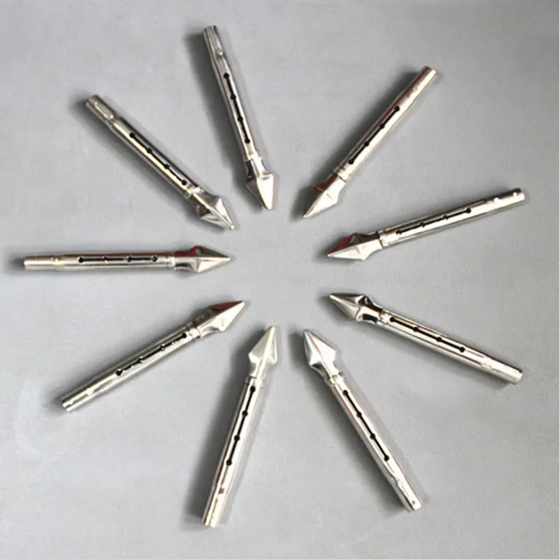 2026 Red-tasselled spear head Stainless steel hollow spear head wushu  Martial arts performance kung fu send Ringing beads