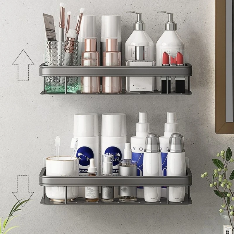 

Bathroom Shelf Nail-free Shelf Shower Corner Shelf No Drill Wall Corner Shelf Wall Shower Shampoo Rack Bathroom Accessories