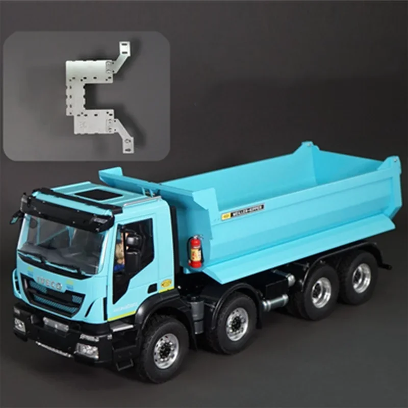 Fury Bear 1/14 For Iveco Special Second Floor Tractor Mud Head Engineering Vehicle Personal For Tamiya Lesu Rc Truck Trailer
