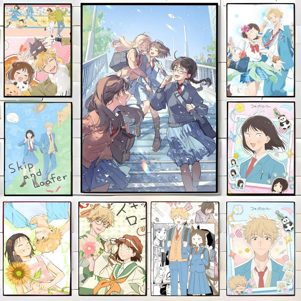Refreshing Youth Anime S-Skip to Loafer Poster Wall Art Print Decorative Mural Home Decor Gift Unframed
