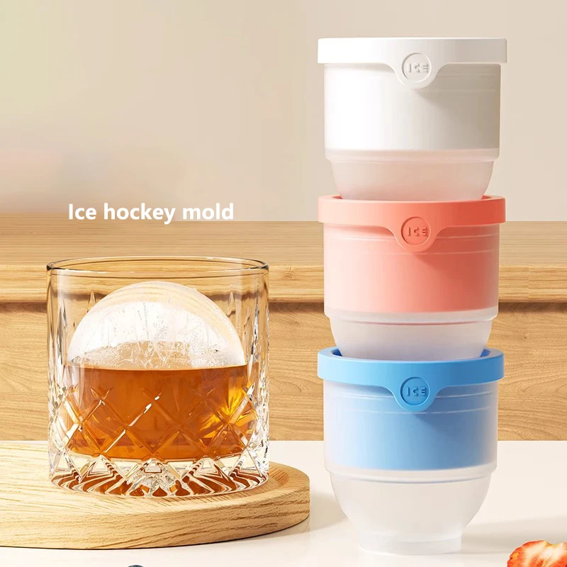

Silicone Ice Maker Food Grade Sphere Ice Mold Stackable Slow Melting DIY Ices Ball For Cocktail Whiskey Drink Home Bar
